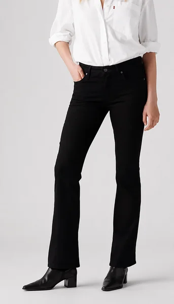 Calça Jeans Levi’s 725 High Rise Bootcut Preta