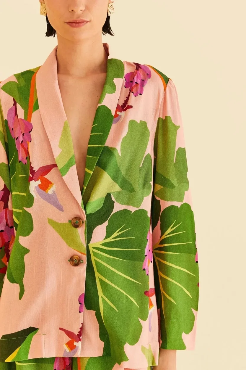 Blazer Tropicalist Estampado FARM