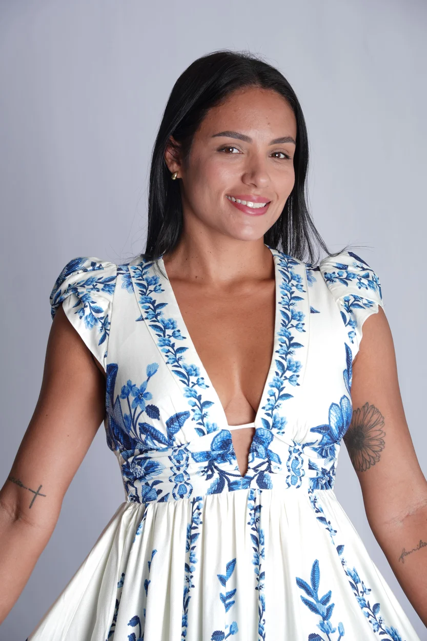 Vestido Cropped Fruta de Verão FARM