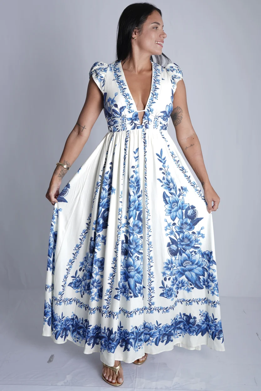 Vestido Cropped Fruta de Verão FARM