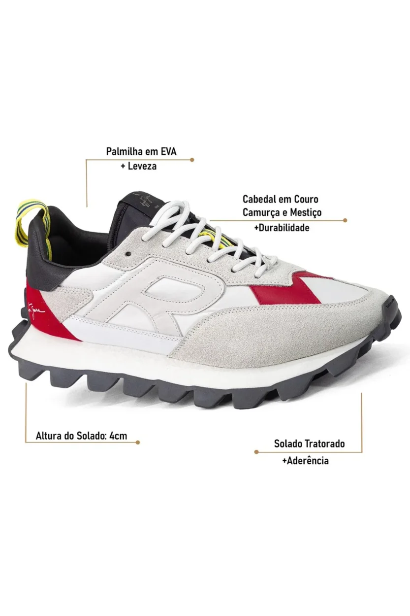 Tênis RSV Yankee Senna Branco Reserva