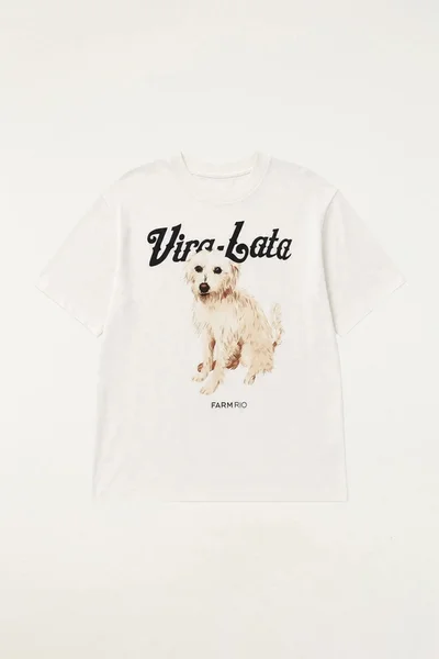 T-Shirt Média Vira Lata Fiapo de Manga FARM
