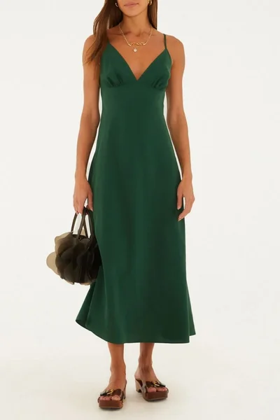 Vestido Enviesado Midi FARM