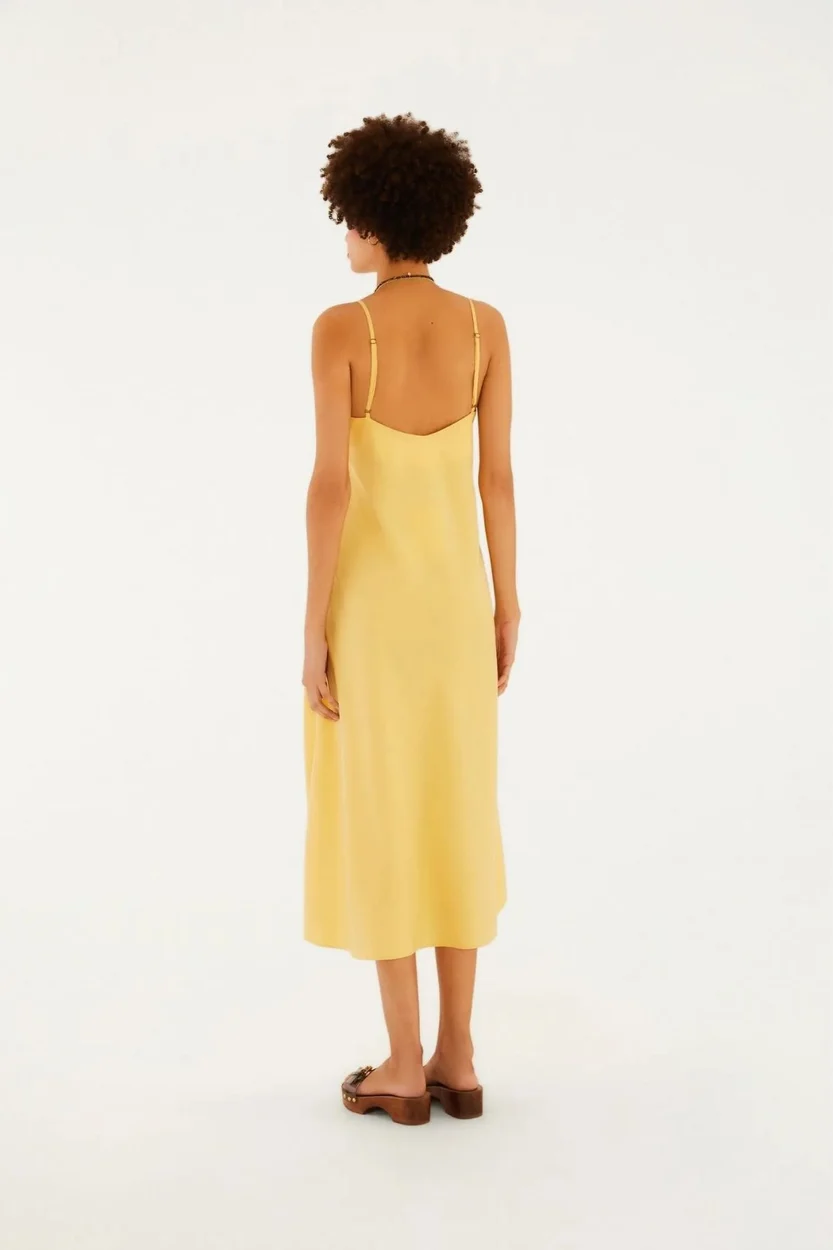 Vestido Enviesado Midi FARM