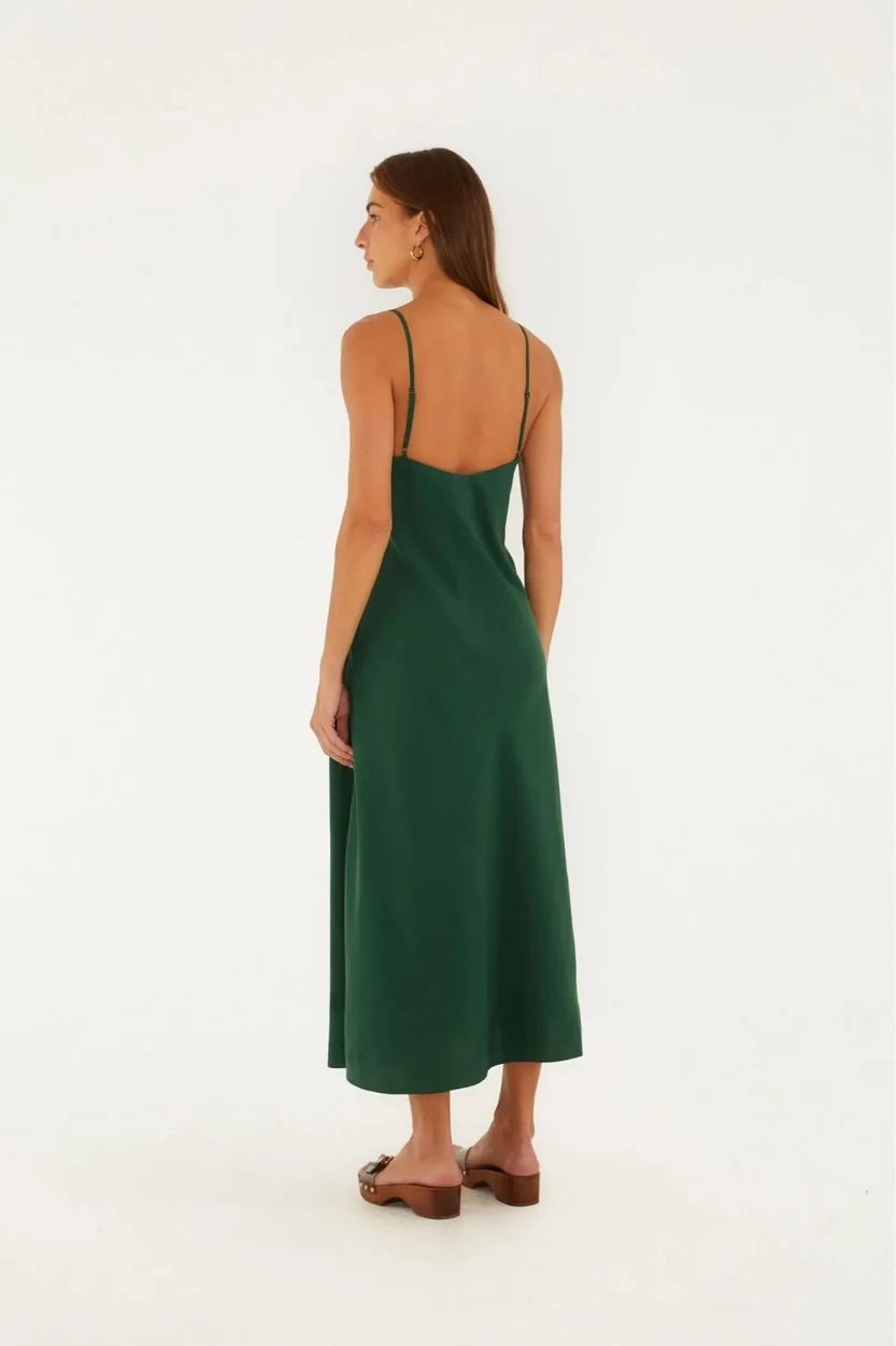 Vestido Enviesado Midi FARM