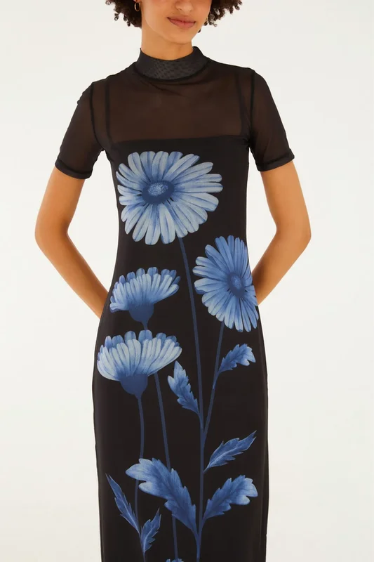 Vestido Tule Ciana FARM