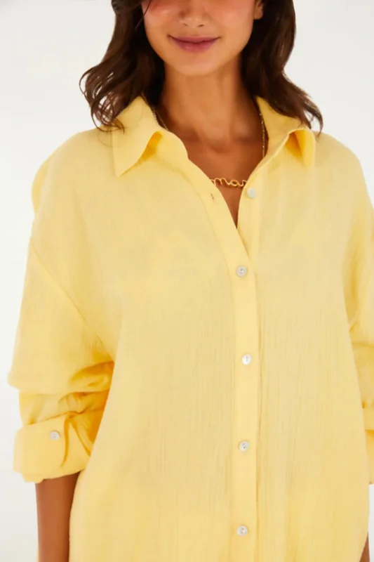 Camisa Praia Crinckle FARM