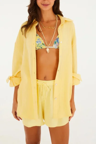 Camisa Praia Crinckle FARM