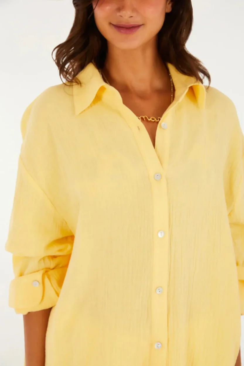 Camisa Praia Crinckle FARM